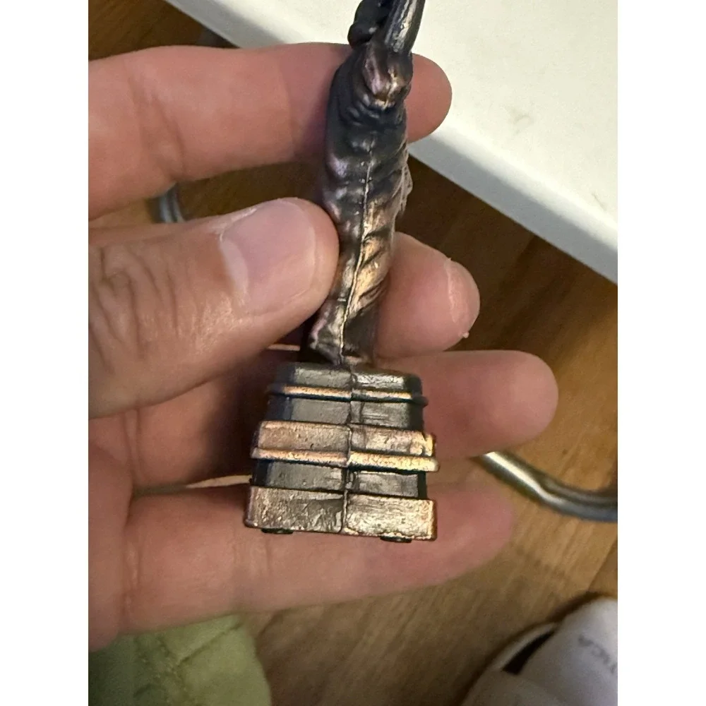 Vintage Die Cast  Miniature Bronze Pencil Sharpener- Statue of Liberty